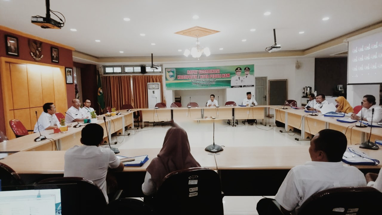 Rapat Koordinasi Kabupaten/Kota Peduli HAM Kabupaten Tanah Laut